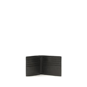 Prada Black Calf Leather Bos Taurus Wallet
