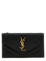 Saint Laurent Black Calfskin Cardholder