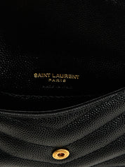 Saint Laurent Black Calfskin Cardholder