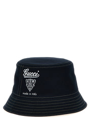 Gucci Blue Cotton Bucket Hat