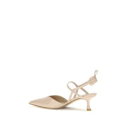 Fendi Beige Calf Leather Bos Taurus Pumps