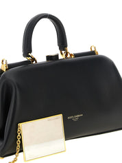 Dolce & Gabbana Black Lamb Leather Handbag Dolce & Gabbana