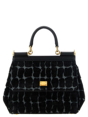 Dolce & Gabbana Black Cotton Handbag