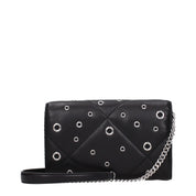 Tory Burch Black Leather Clutch Bag