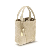Chloé Beige Calf Leather Bos Taurus Backet Bag