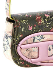 Borsa a spalla Diesel in polietilene multicolore