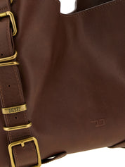 Borsa a mano Diesel marrone in altre fibre