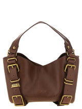 Borsa a mano Diesel marrone in altre fibre