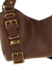 Borsa a mano Diesel marrone in altre fibre