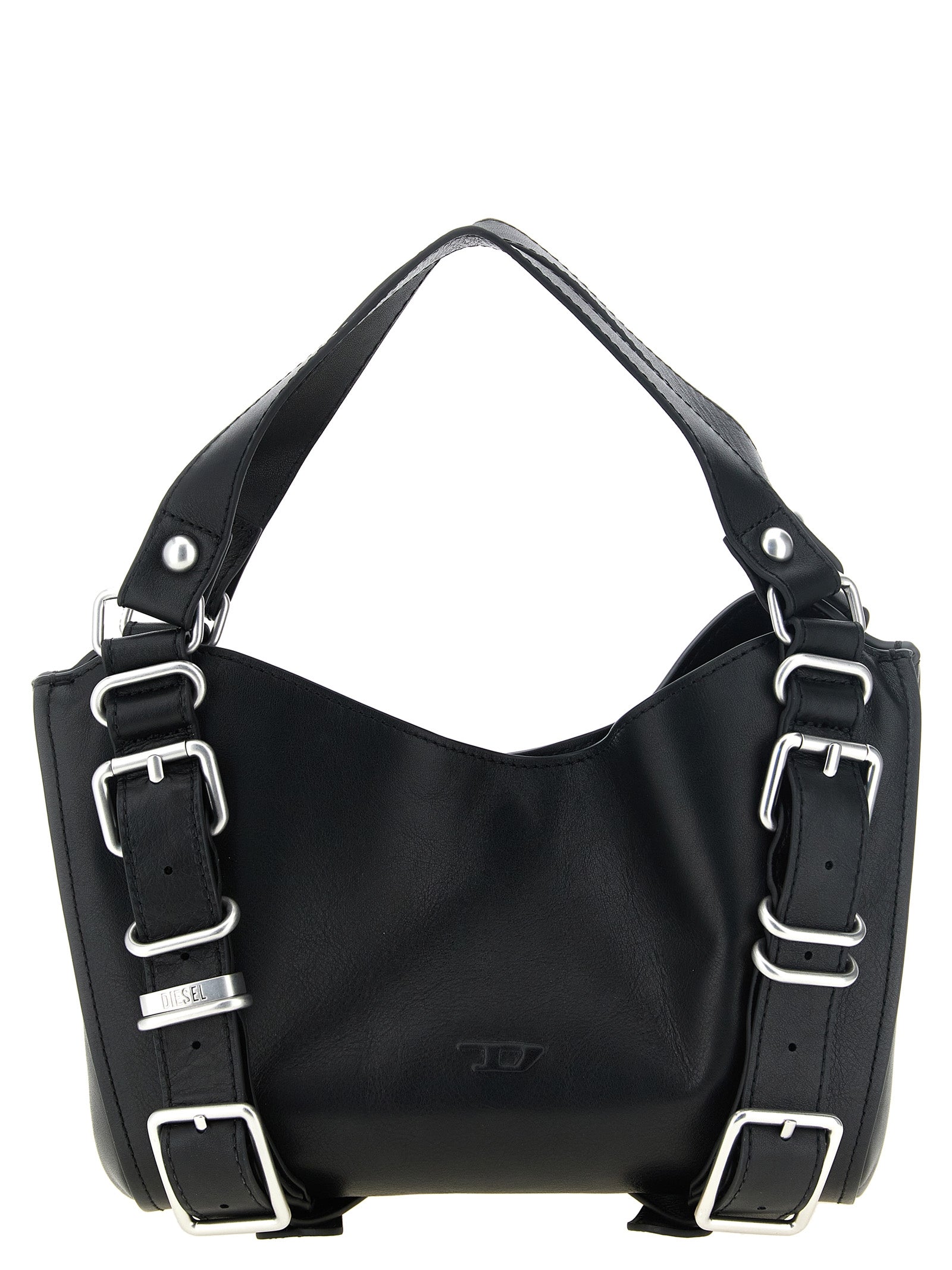 Borsa a mano Diesel marrone in altre fibre