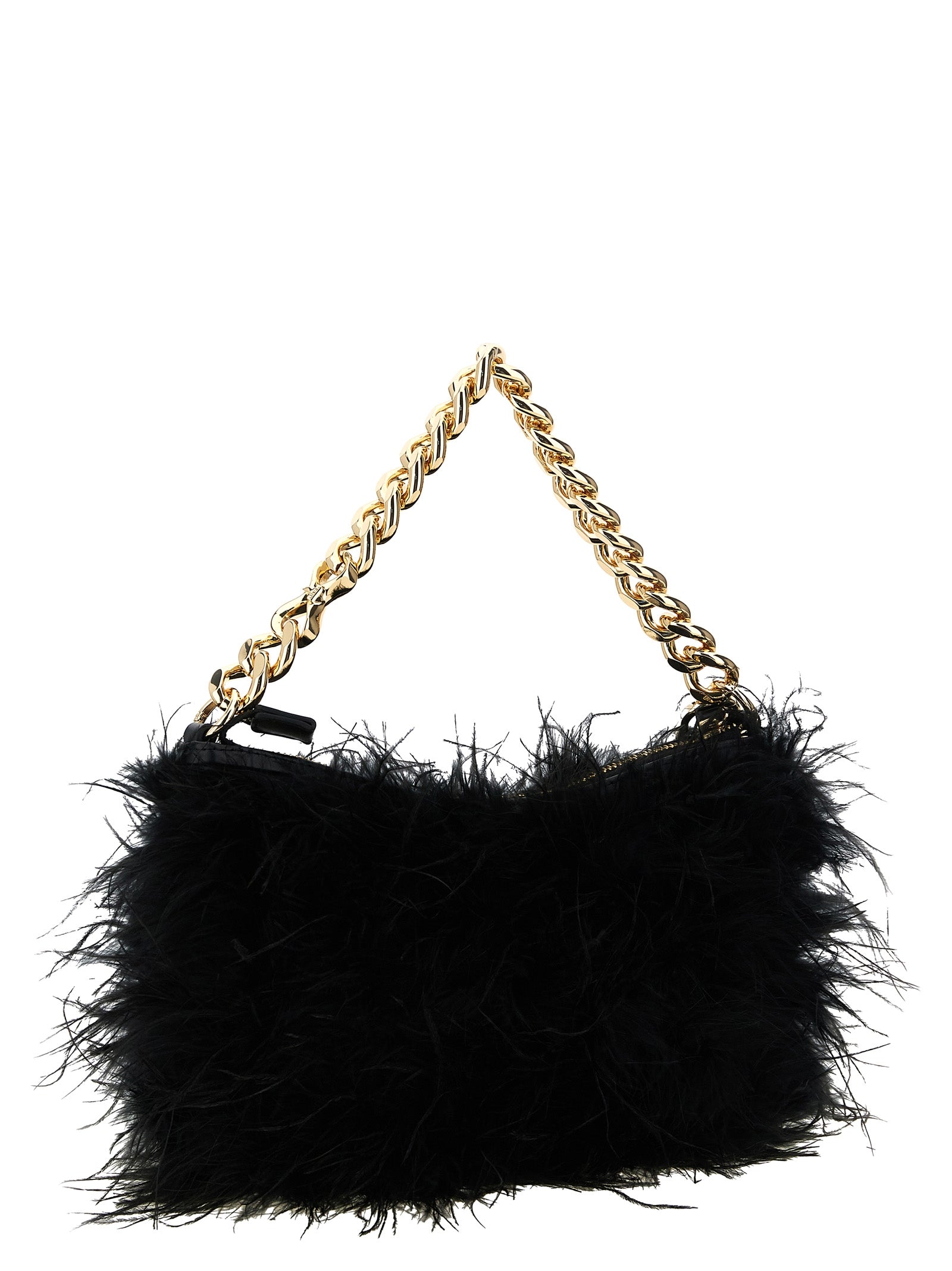 Twinset Black Polyester Clutch Bag Twinset