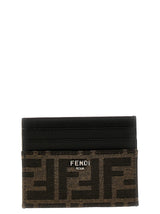 Fendi Brown Calfskin Cardholder