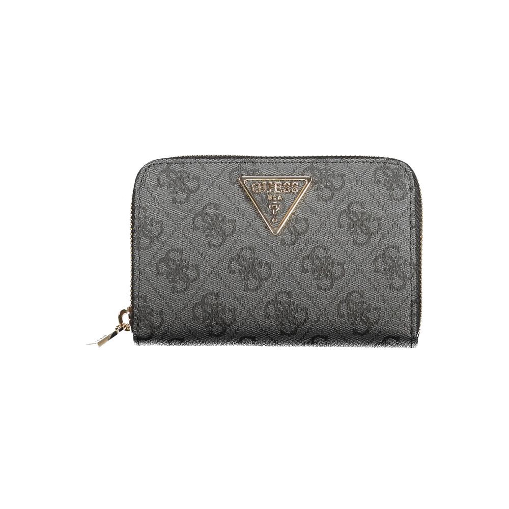 Guess Jeans Black Polyurethane Women Wallet Guess Jeans