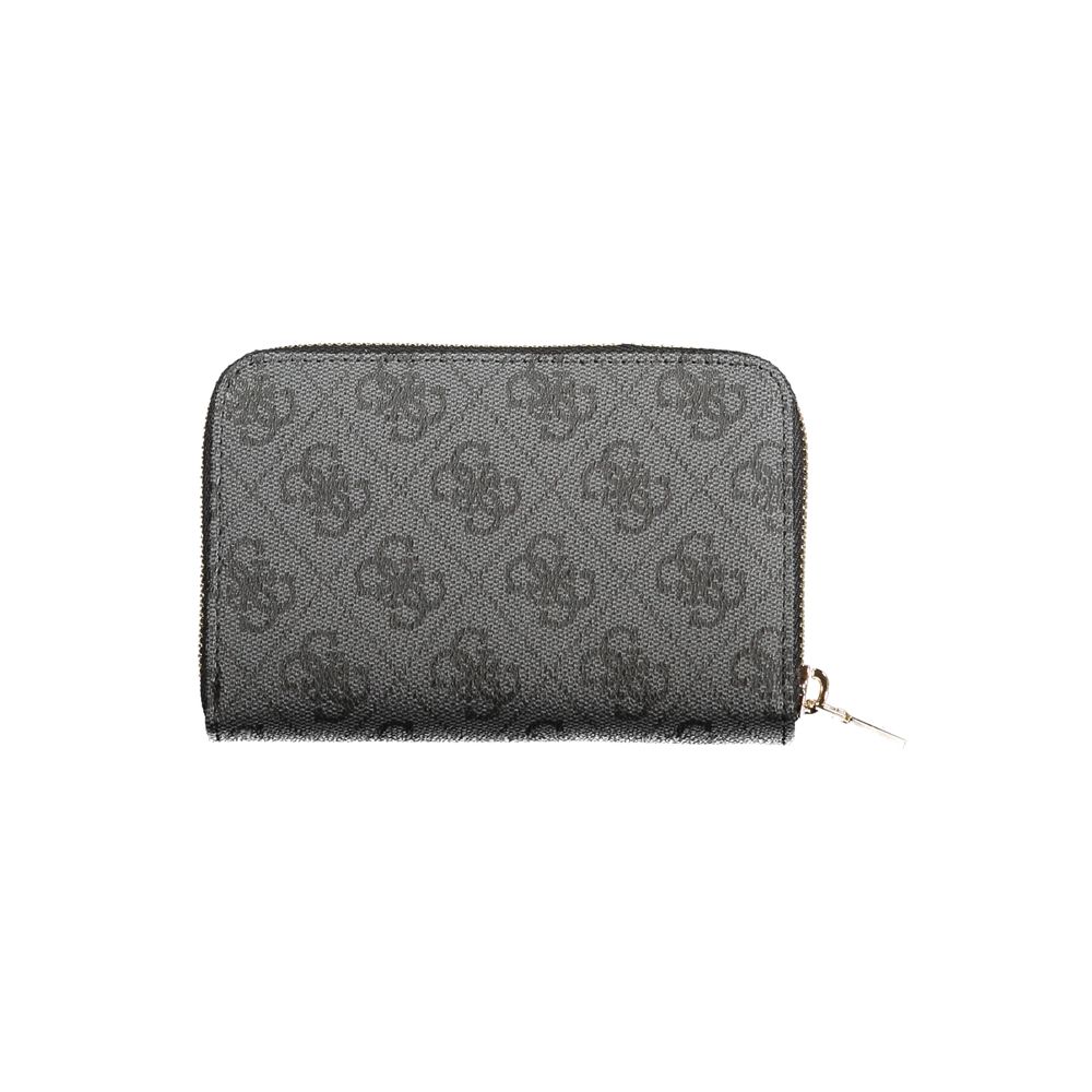 Guess Jeans Black Polyurethane Women Wallet Guess Jeans