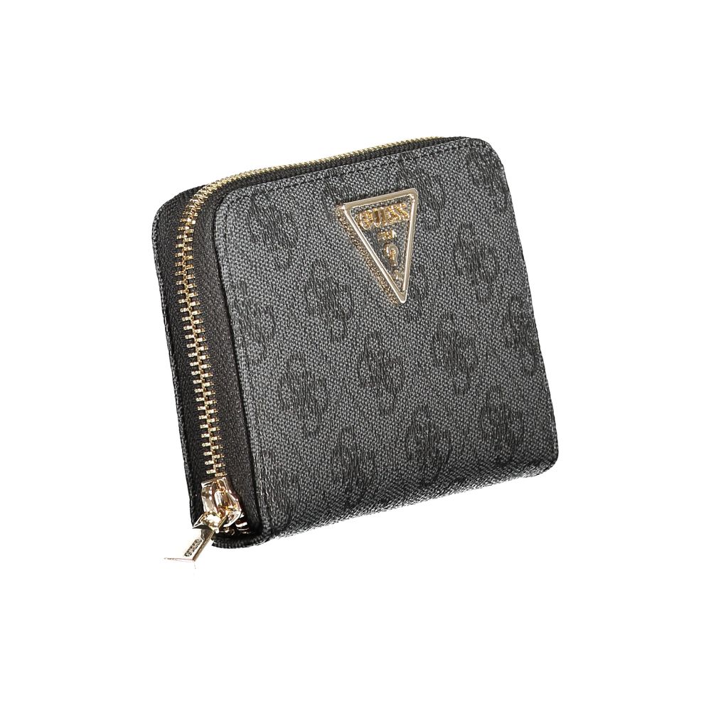Guess Jeans Black Polyurethane Women Wallet Guess Jeans