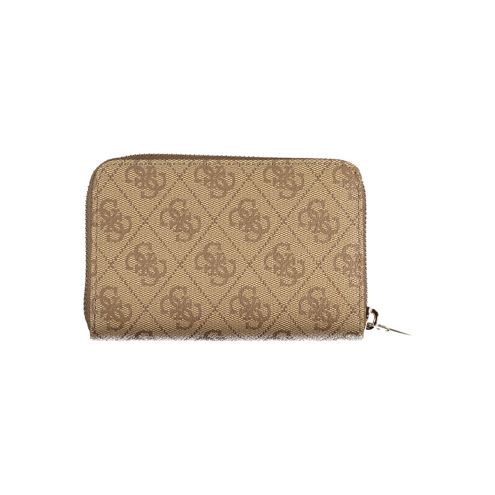 Guess Jeans Beige Polyurethane Women Wallet Guess Jeans