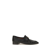 Chloé Black Calf Leather Bos Taurus Slip-On Loafers Chloé
