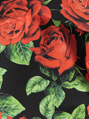 Dolce & Gabbana Black Silk Foulard