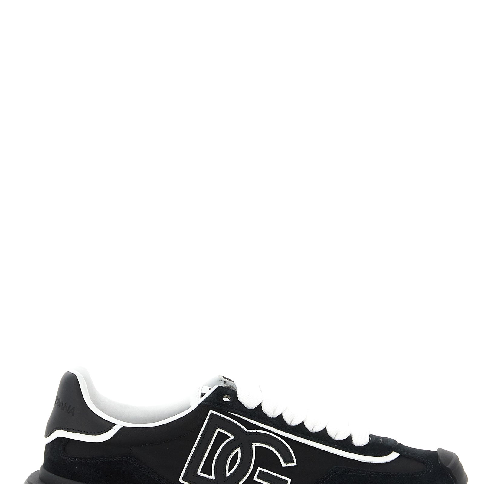 Dolce & Gabbana Black Polyamide Athletic Sneakers Dolce & Gabbana