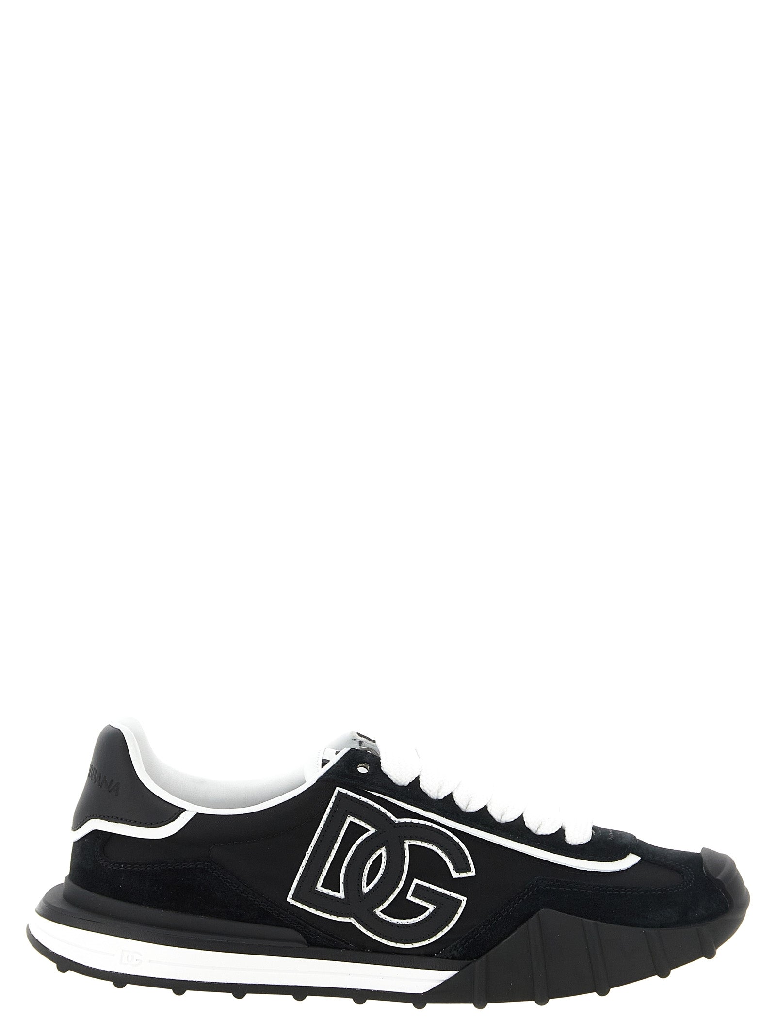 Dolce & Gabbana Black Polyamide Athletic Sneakers Dolce & Gabbana