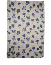 Dolce & Gabbana White Silk Floral Chiffon Long Stole Scarf