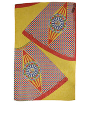 Dolce & Gabbana Multicolor Silk Carretto Shawl Stole Scarf