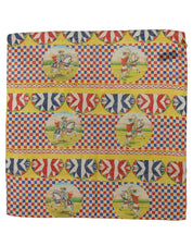 Dolce & Gabbana Multicolor Silk Carretto Foulard Scarf