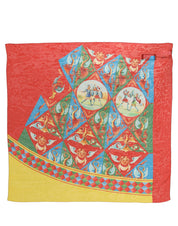 Dolce & Gabbana Multicolor Silk Printed Square Foulard Scarf