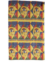 Dolce & Gabbana Multicolor Silk Printed Shawl Stole Scarf