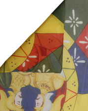 Dolce & Gabbana Multicolor Silk Printed Square Foulard Scarf