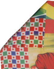 Dolce & Gabbana Multicolor Silk Printed Square Foulard Scarf