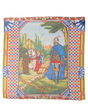 Dolce & Gabbana Multicolor Silk Printed Square Foulard Scarf