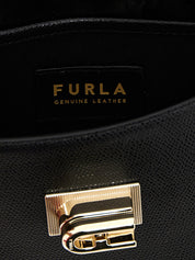 Furla Black Leather Crossbody Bag