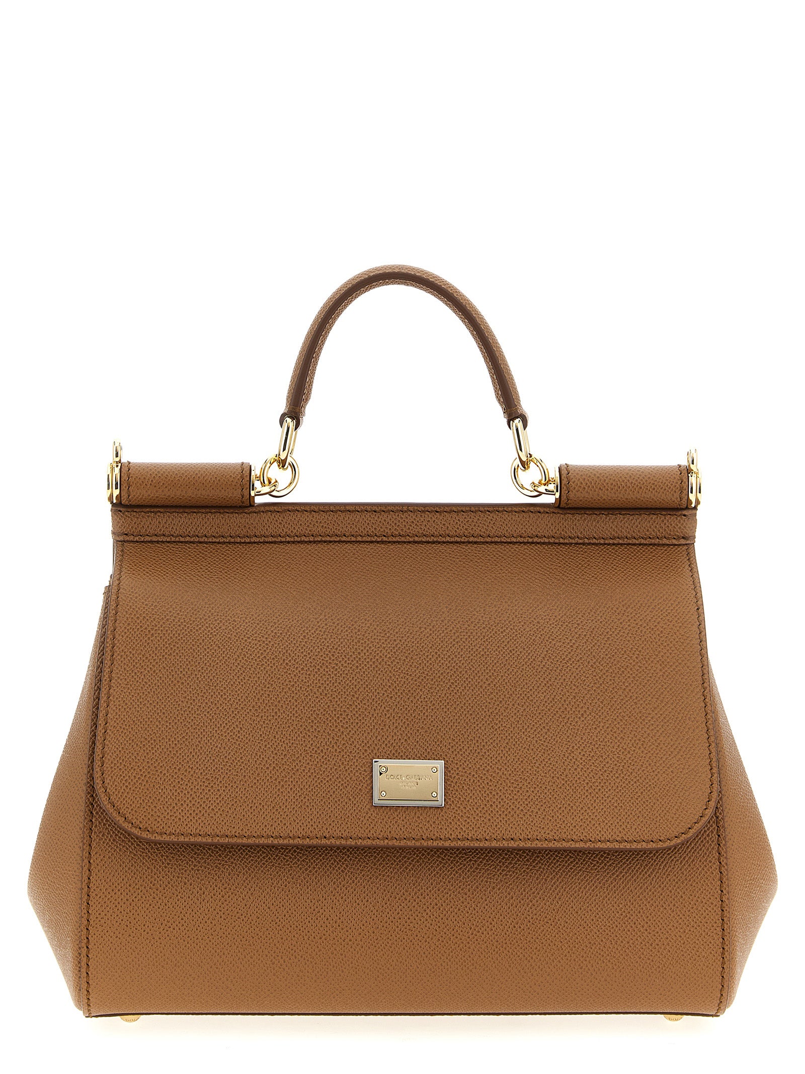 Dolce & Gabbana Brown Calfskin Handbag