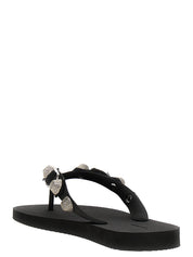 Balenciaga Black Rubber Slides