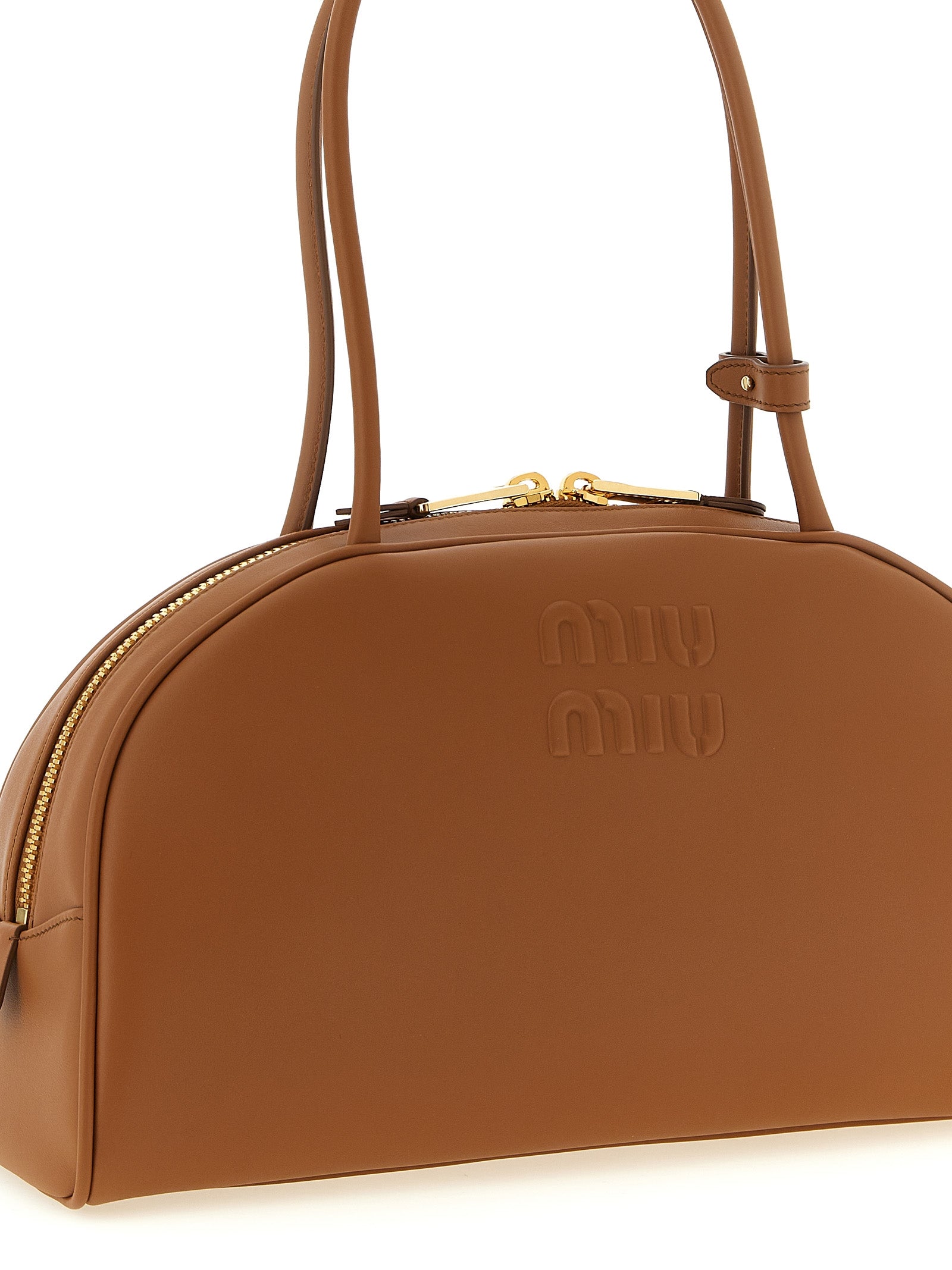 Miu Miu Brown Calfskin Shoulder Bag