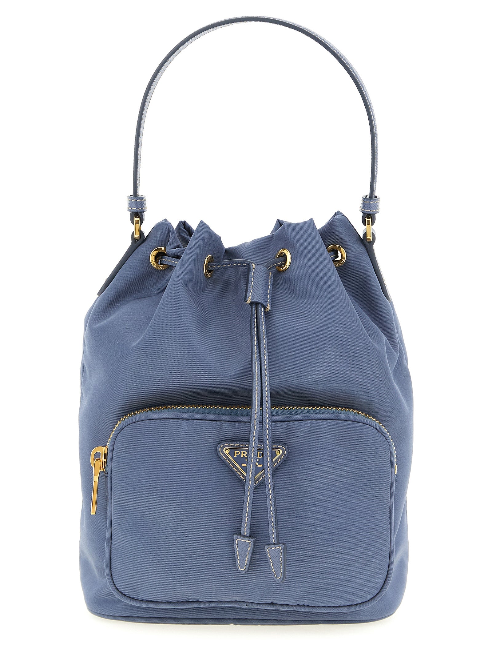 Prada Blue Recycled Polyamide Handbag