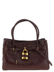 Chloé Bordeaux Lamb Leather Shoulder Bag