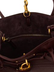Chloé Bordeaux Lamb Leather Shoulder Bag