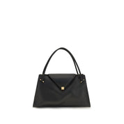 Versace Black Calf Leather Bos Taurus Shoulder Bag