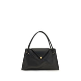 Versace Black Calf Leather Bos Taurus Shoulder Bag
