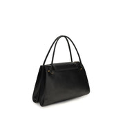Versace Black Calf Leather Bos Taurus Shoulder Bag