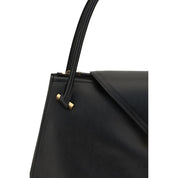 Versace Black Calf Leather Bos Taurus Shoulder Bag