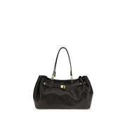 Balenciaga Black Calf Leather Bos Taurus Shoulder Bag