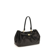 Balenciaga Black Calf Leather Bos Taurus Shoulder Bag