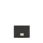 Dolce & Gabbana Black Calf Leather Bos Taurus Wallet