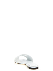 Dolce & Gabbana White Calfskin Slides