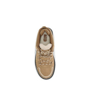 UGG Brown Calf Leather Bos Taurus Athletic Sneakers