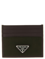 Prada Bicolor Recycled Polyamide Cardholder