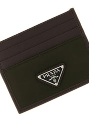 Prada Bicolor Recycled Polyamide Cardholder